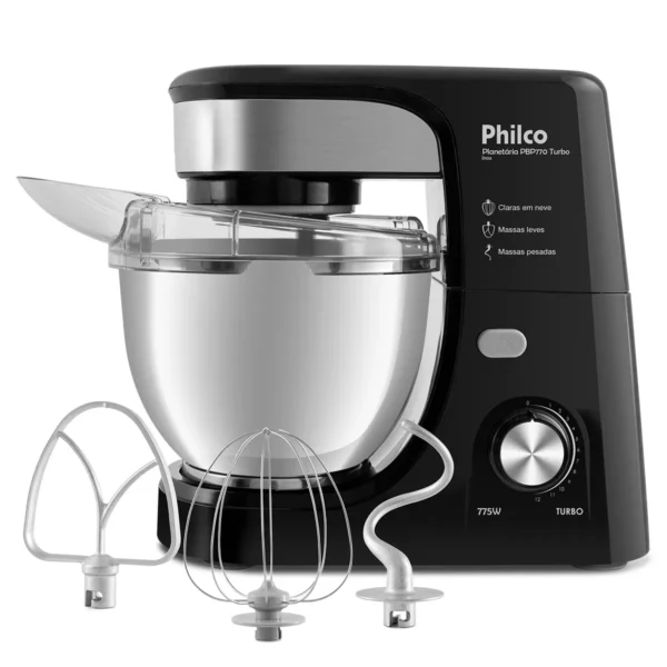 Batedeira Planetária Philco 775W 3 Batedores