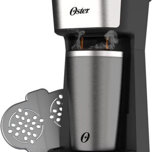 Oster Cafeteira 2Day Inox 2 em 1 com Copo Térmico