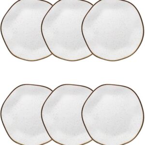 Jogo de 6 Pratos Fundos 22,5cm Oxford Ryo Maresia