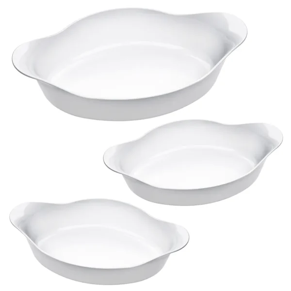 Conjunto de Assadeiras Marinex Opaline 3 Peças
