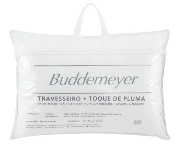 Travesseiro Buddemeyer Toque de Pluma 0.50x0.70m
