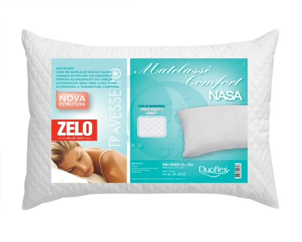 Travesseiro Matelassê Comfort Nasa 0.42x0.62m