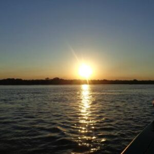 Passeio ao pôr do sol